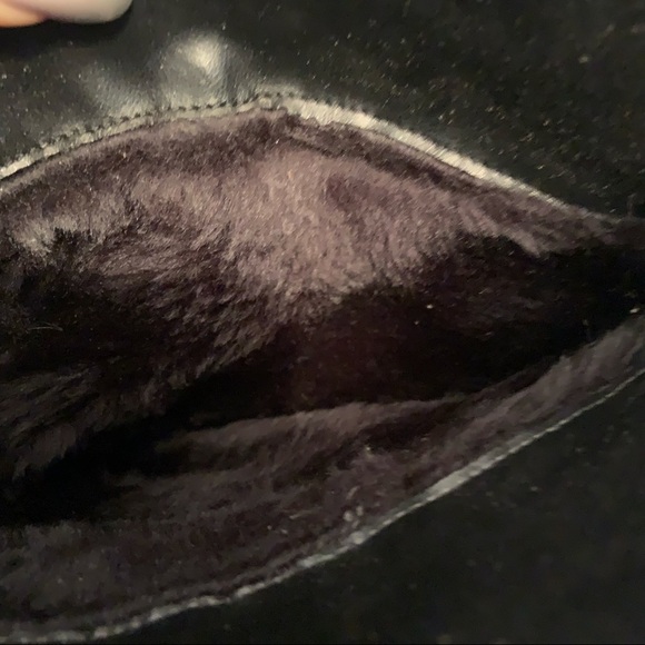 Aqua Resistant black boots with back laces size 7 - Picture 7 of 10